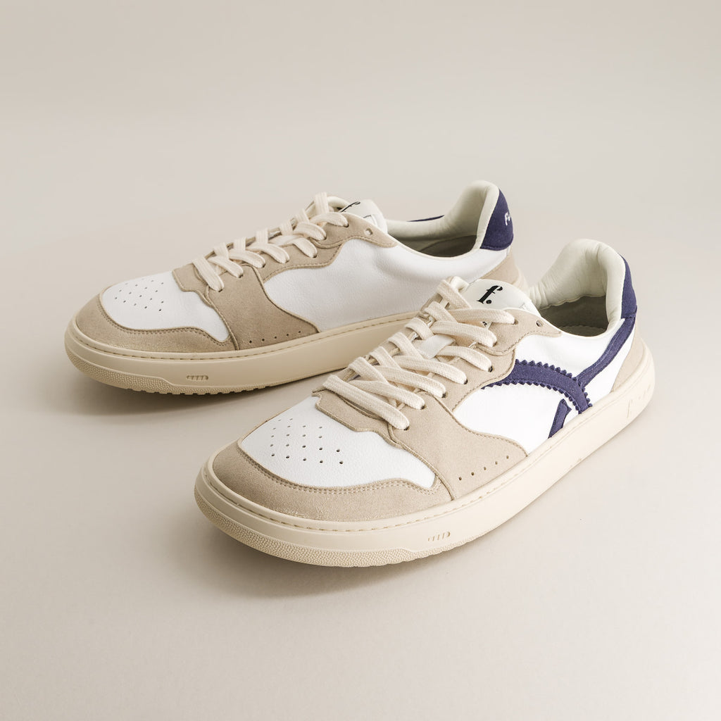 Blue barefoot sneakers - front view