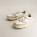 White & pink barefoot sneakers - front view