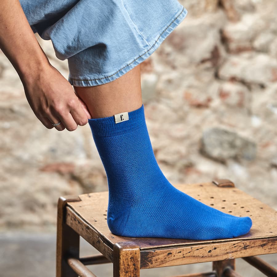 Waffle Cobalt Blue