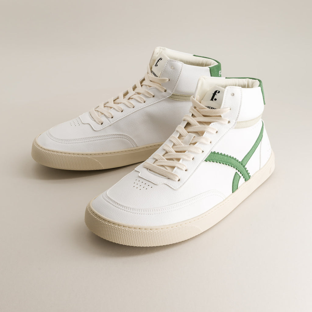 Mid-ankle barefoot sneakers - Bamboo Green - Full view